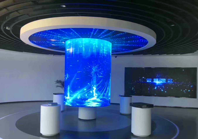 創意室內LED屏,室內圓柱屏